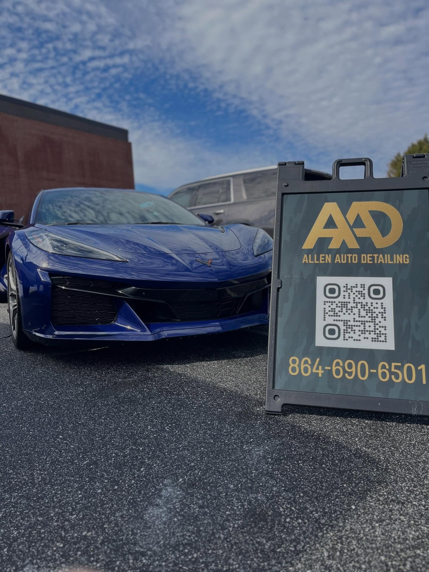 A vehicle cared for by Allen Auto Detailing